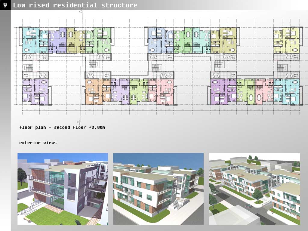 Presidents Medals High Density Low Rised Residential Structure